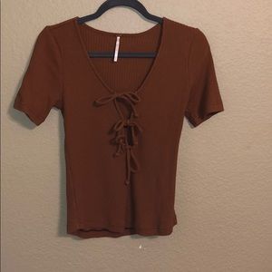Free People Tie Top